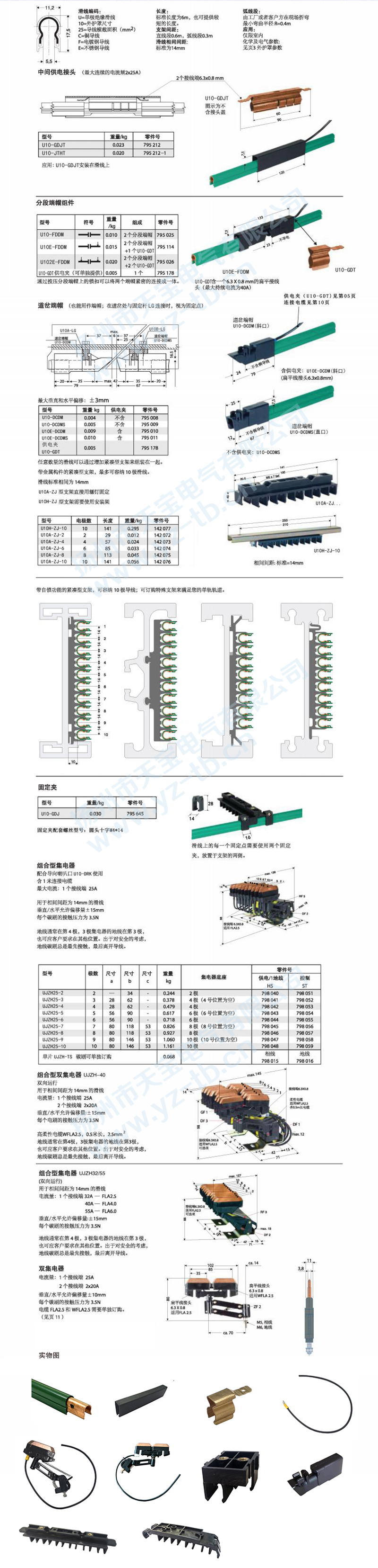 扬州天宝U10滑触线样册_0